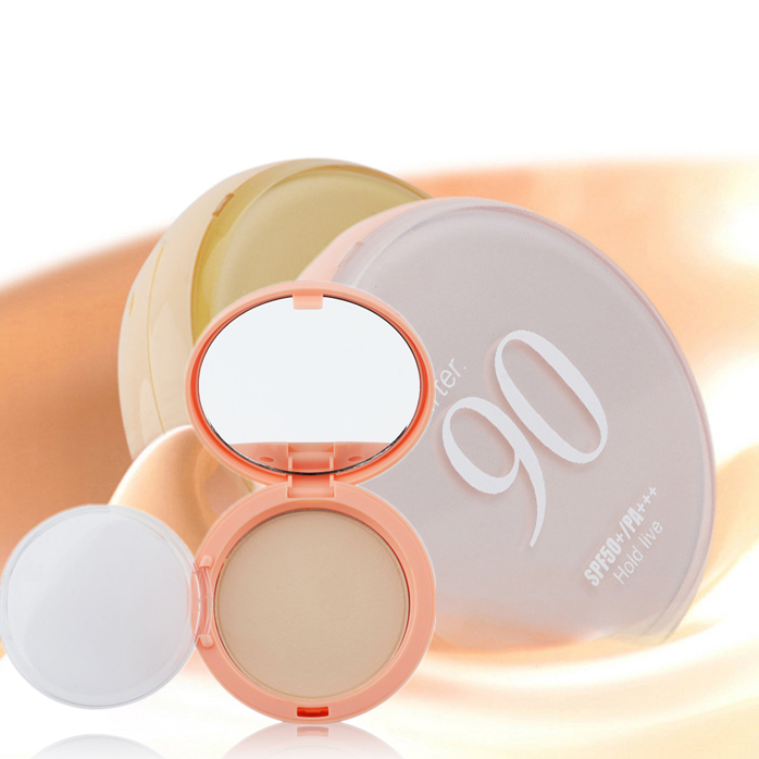 hold live 定妆粉饼遮瑕保湿干湿两用持久控油粉底修容干粉半膏状