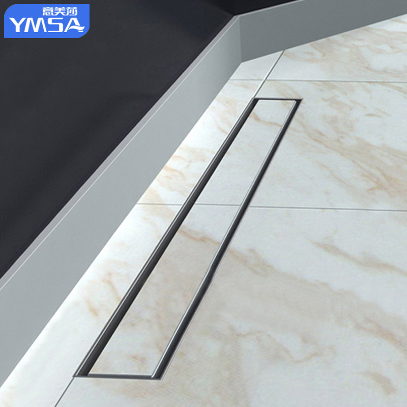 地漏 防臭 淋浴房_意美莎 304不锈钢隐形地漏防臭卫生间浴室淋浴房大