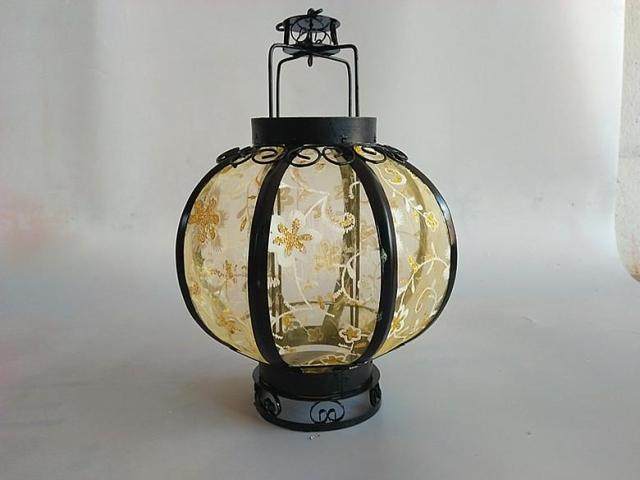 仿古铁艺灯笼纱灯汉服cos古风道具古典道具灯新年礼品