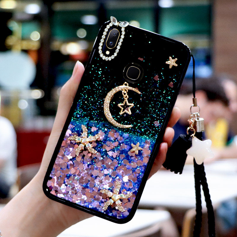 液硅胶手机壳_vivoz3手机壳女款潮牌vivo z3i防摔硅胶液体流沙液态