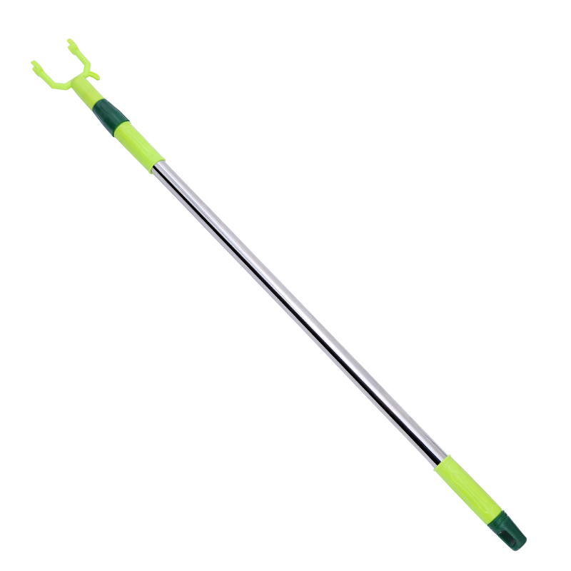 不锈钢撑衣杆家用可伸缩晾衣叉衣服挑杆衣叉杆服装店取衣杆撑衣竿