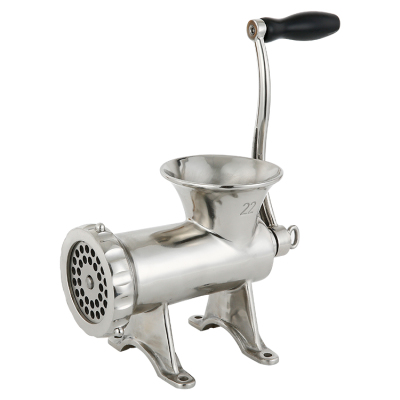 全钢手动绞肉机家用不锈钢手摇碎肉绞馅机正品22号包邮