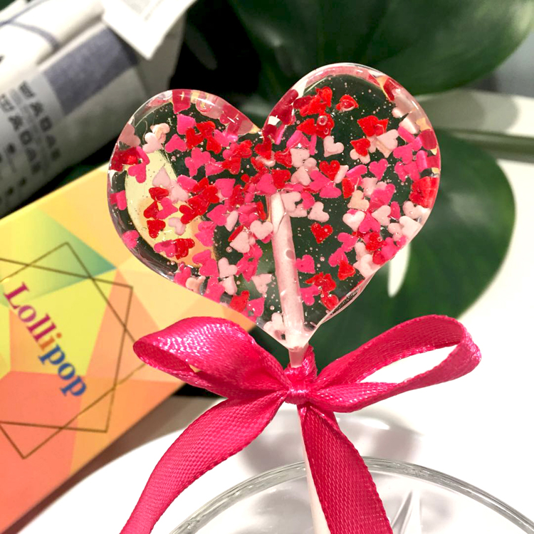 手工糖果礼盒装_网红ins爱心糖果少女心手工心形棒棒糖礼盒装送女友