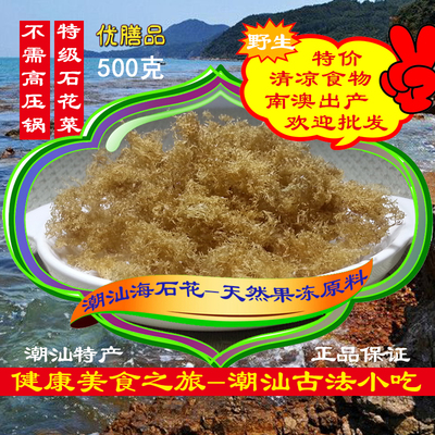 野生海石花 干货500克包邮潮汕 海底石花 石花膏 石花菜 海石花草