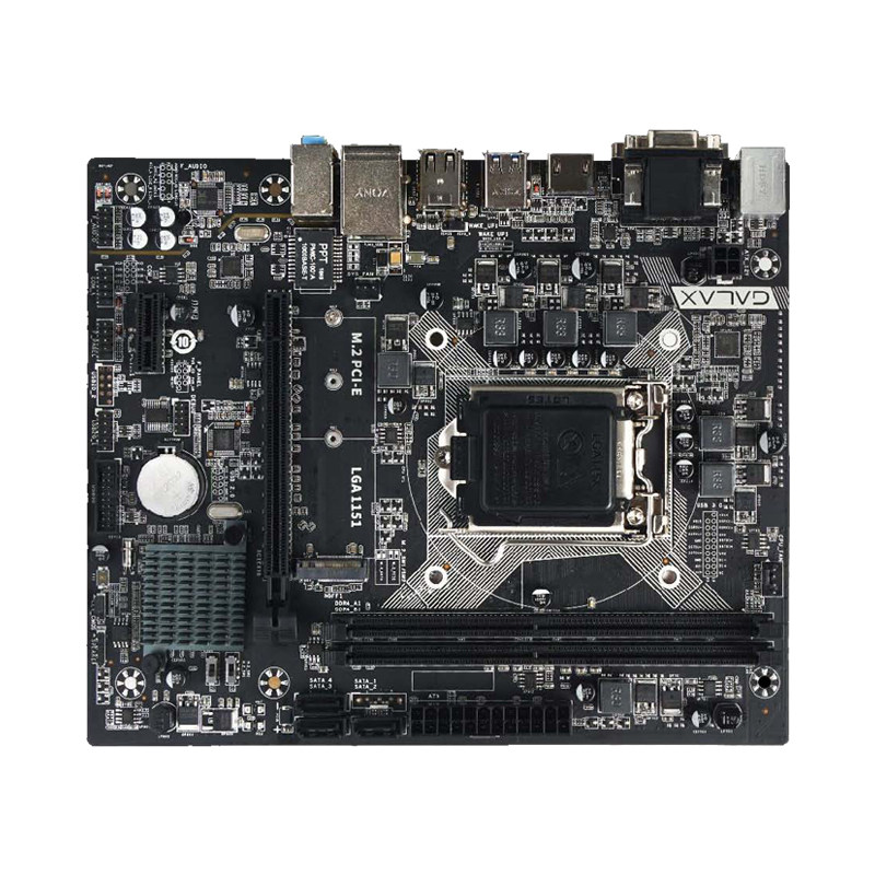 影驰h110-m.2 plus ddr4 nvme固态电脑台式机主板 支持i5 7500