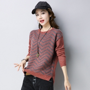 冬季厚毛衣 女式短款