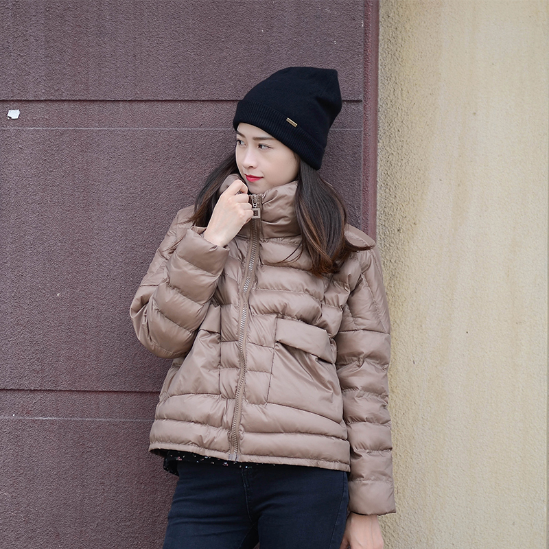 森绘2017冬季新款韩版显瘦女装宽松棉衣短款百搭外套大码棉服