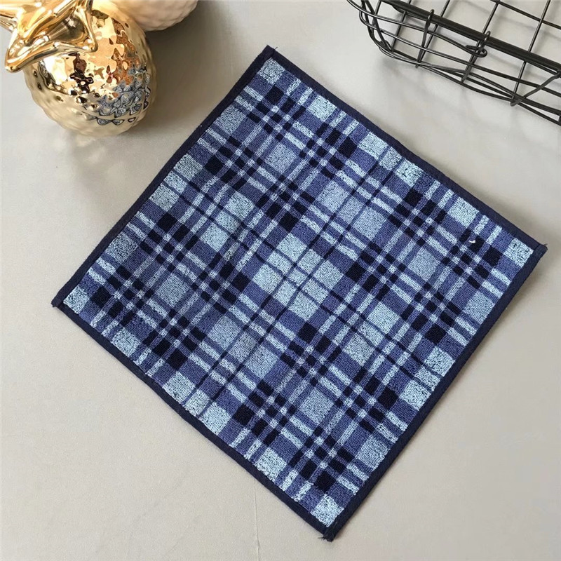 纯棉 正方形_方巾英伦方格洗脸家用纯棉擦手正方形小方巾男士手帕格子