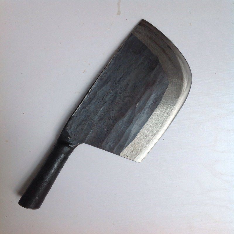 猪肉卖砍骨加厚弹簧钢手工锻打屠夫专用斩切剁骨头刀锰钢菜刀刀具