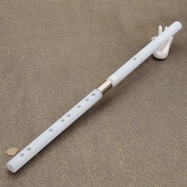 特价笛子乐器 古风_玉笛子 白玉 清浅古风双插白铜专业演奏笛精制横笛
