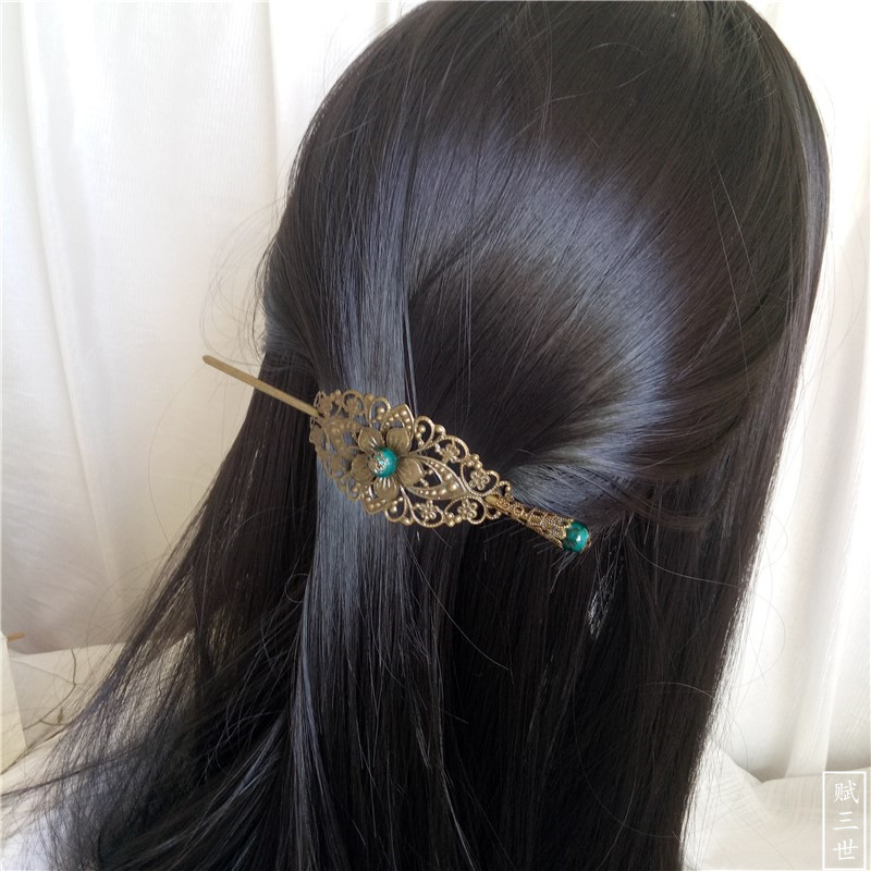 特价古风日常装男_原创古风发冠cos男子表演舞台日常束发复古风古装