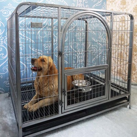 狗狗宠物笼子阿拉斯加金毛萨摩耶拉拉中大型犬大号哈士奇方管