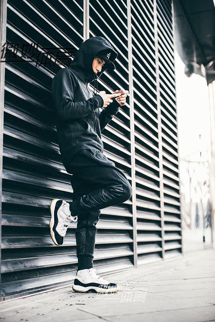 热销jordan长裤_微妙体育air jordan aj11男子加绒收口运动裤长裤