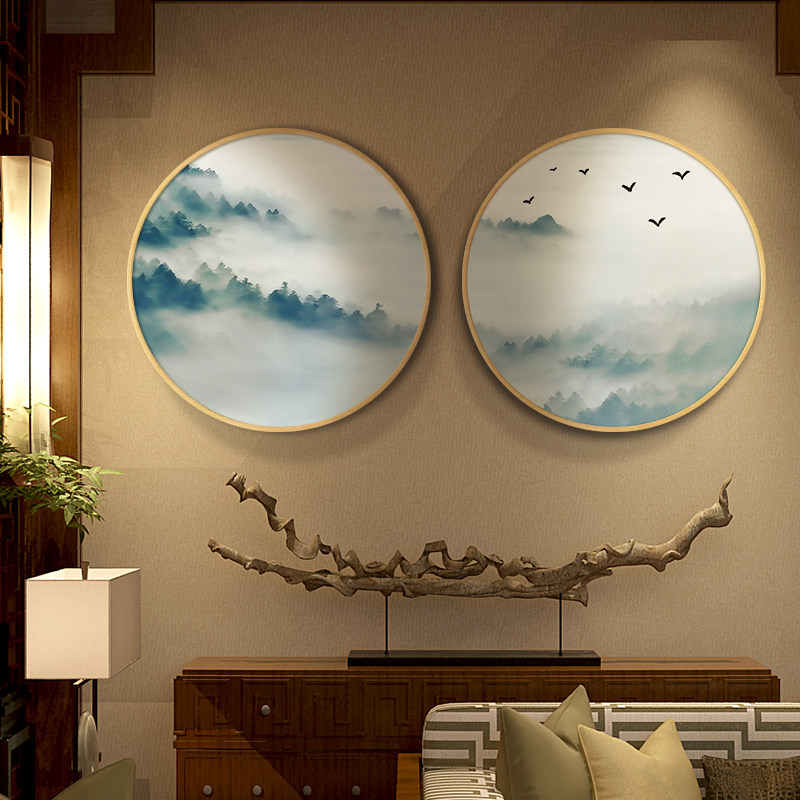 新中式壁画禅意,新中式禅意水墨画,新中式禅意客厅(第10页)_大山谷图库