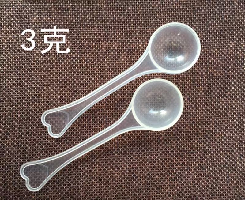 三七粉3克5克专用勺子塑料量勺奶粉要粉洗衣粉盐刻度计勺独立包装
