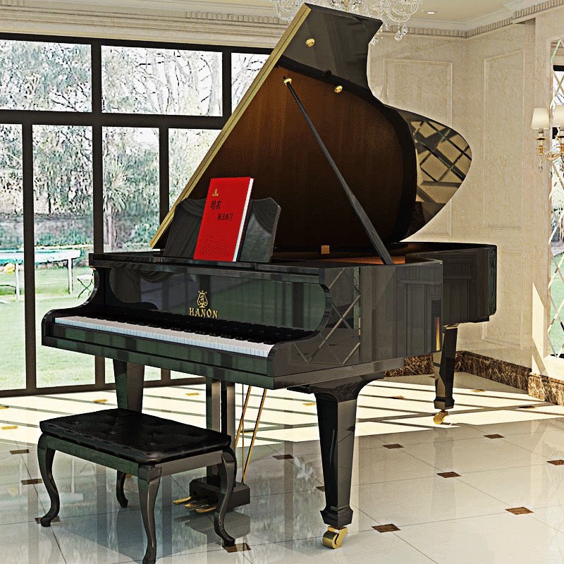 古典优雅三角钢琴,陪伴你学琴生涯