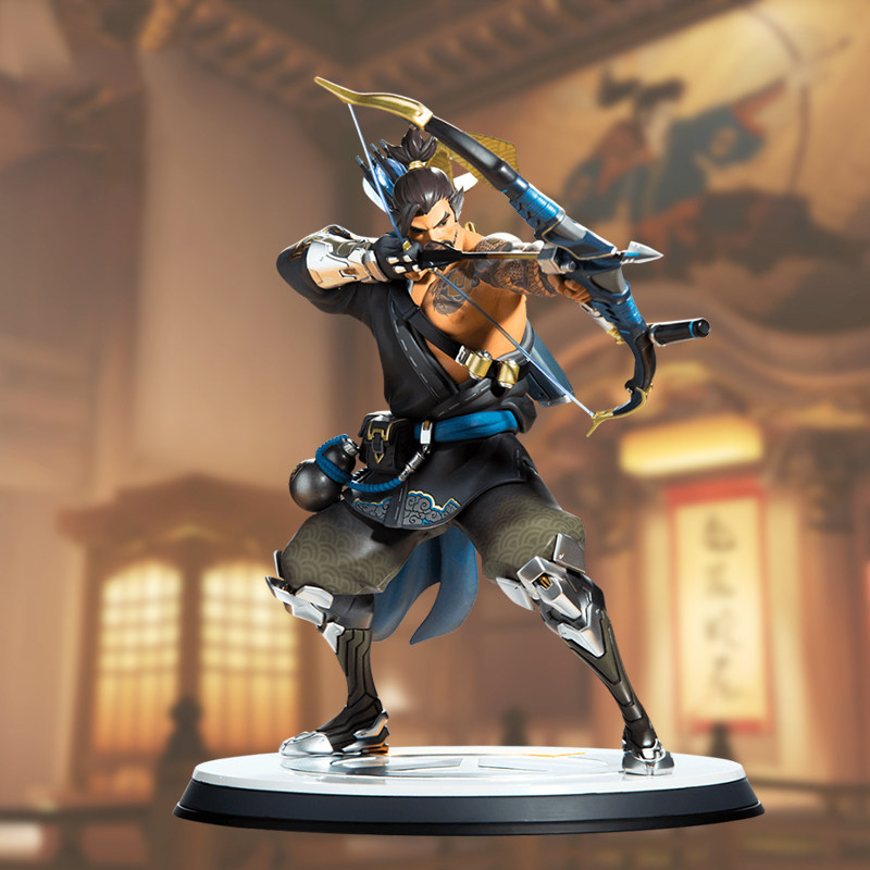 一折守望先锋周边 手办_blizzard暴雪守望先锋半藏雕像手办人偶守望