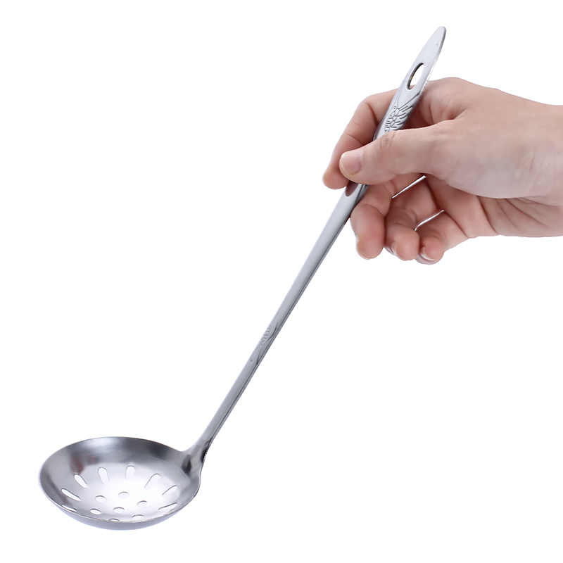 小漏勺_德国家用304不锈钢漏勺火锅勺套装大小汤壳汤勺 勺子笊篱火锅