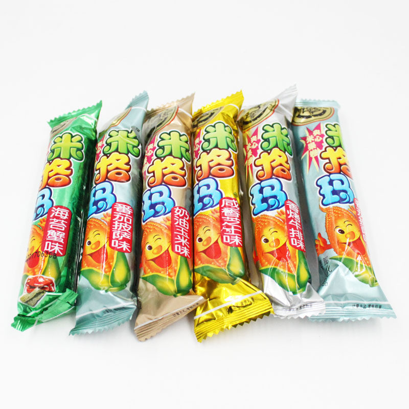徐福记米格玛夹心米果卷1000g散装糙米卷膨化食品休闲零食包邮