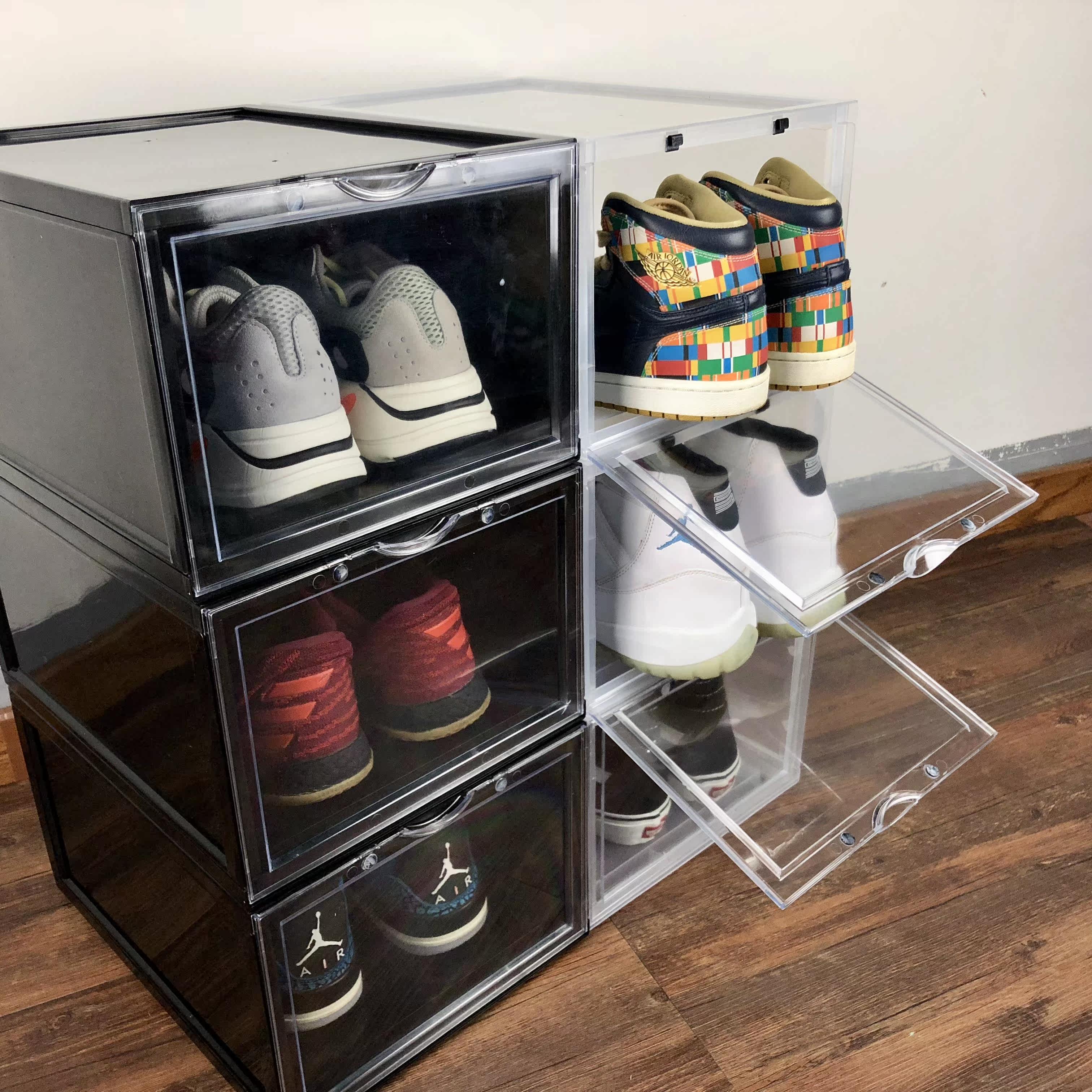 一折aj透明亚克力鞋盒