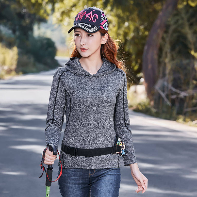 热销运动速干衣女长袖