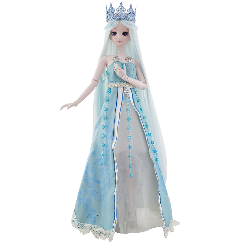 叶罗丽娃娃_正品叶罗丽娃娃冰公主50cm紫莓茵茵夜萝莉娃娃改妆关节