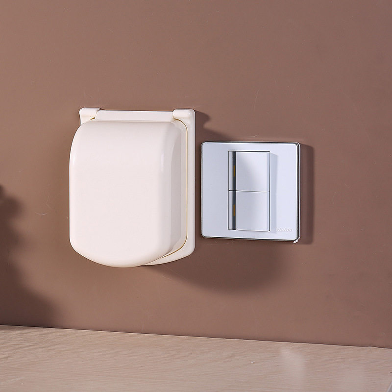 简约插座防触电保护罩开关套壁火贴儿童宝宝安全插座保护套保护盖