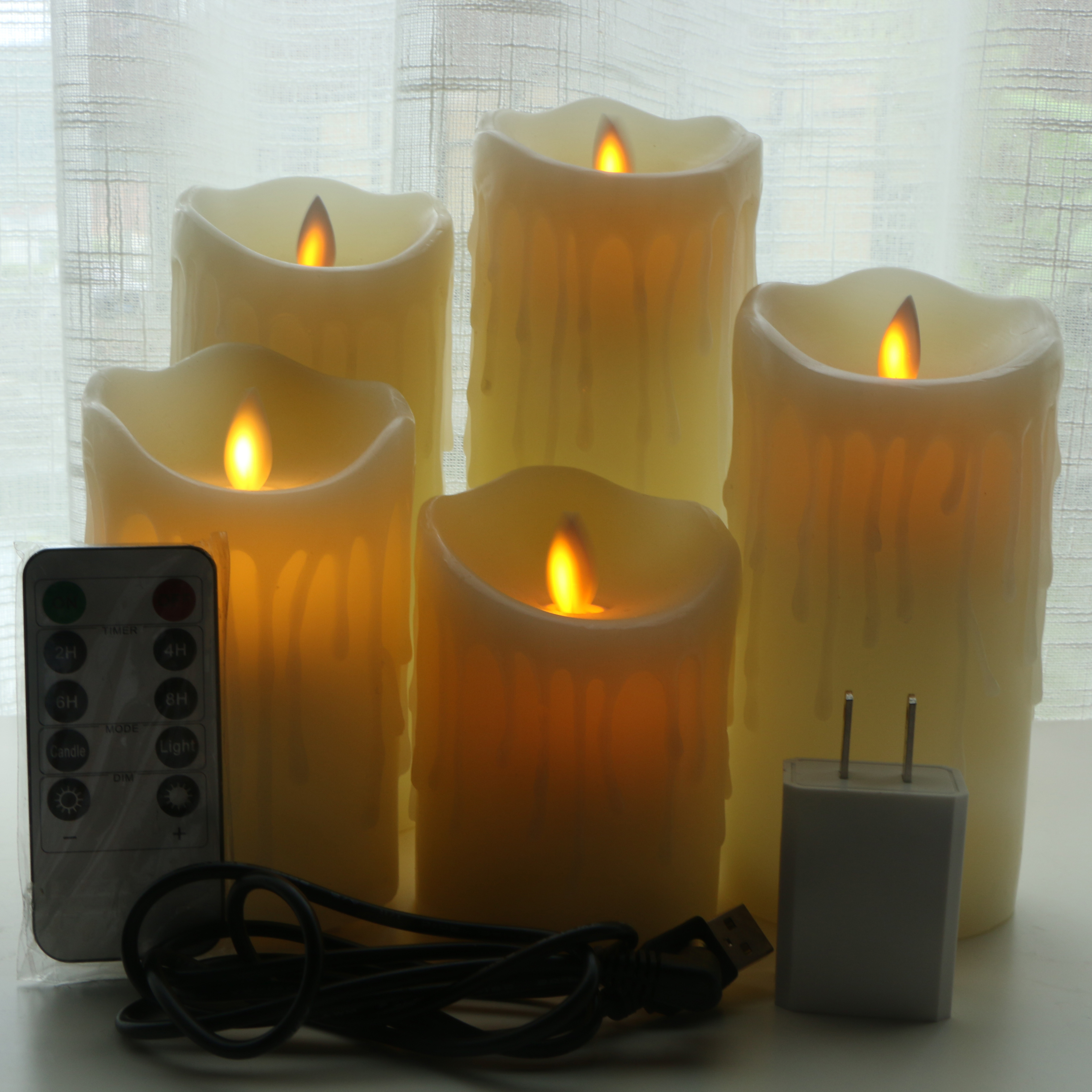 一折电蜡烛浪漫遥控