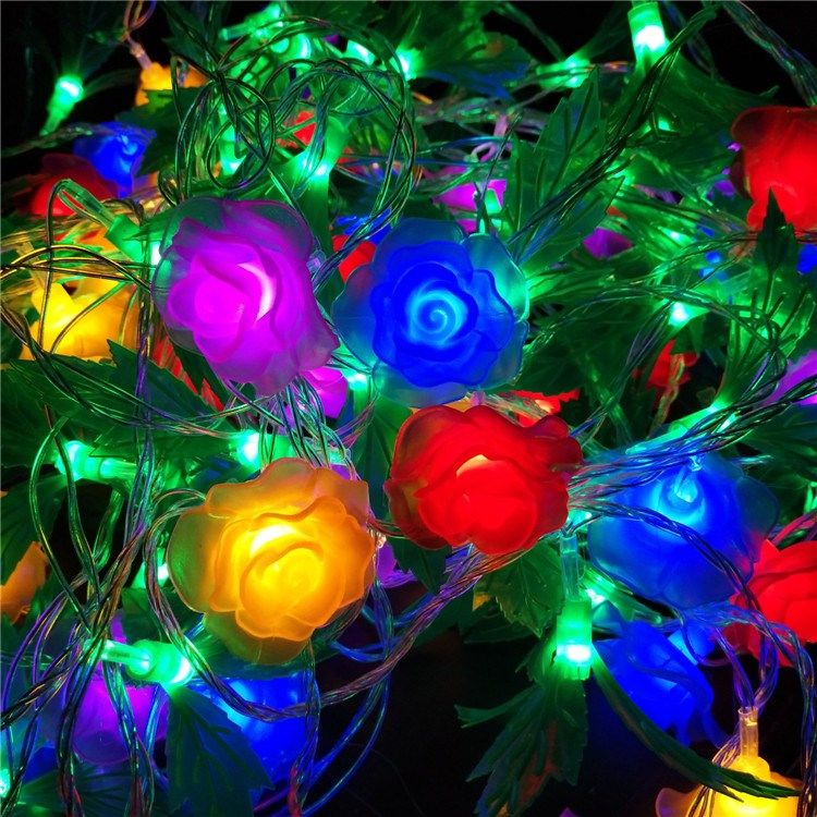 圣诞树灯 七彩色