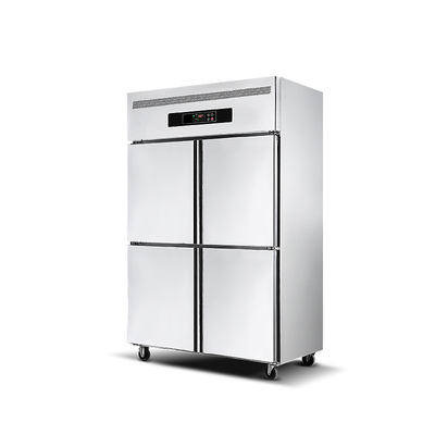 lecon/乐创 四门冰箱冰柜风冷冷冻保鲜柜两门/六门 商用厨房冰箱