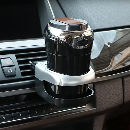 饮料风口杯架汽车杯托空调车载车上水杯创意悬挂出风口挂水摺叠_7折