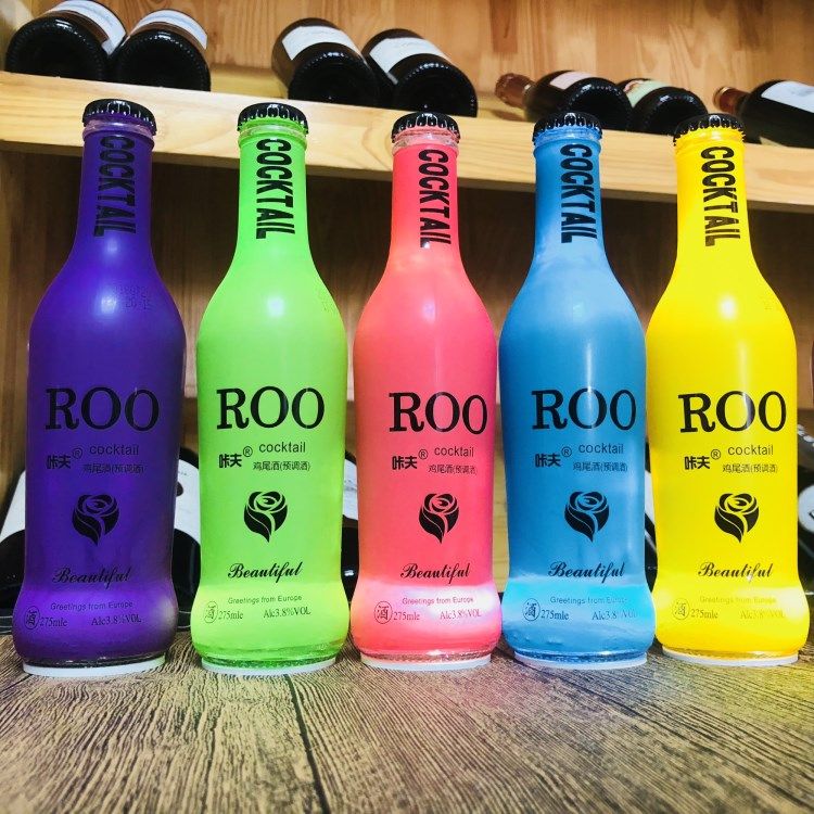 果酒 鸡尾酒 鸡尾酒套装_整箱roo咔呋鸡尾酒套装卡夫预调酒果酒洋酒