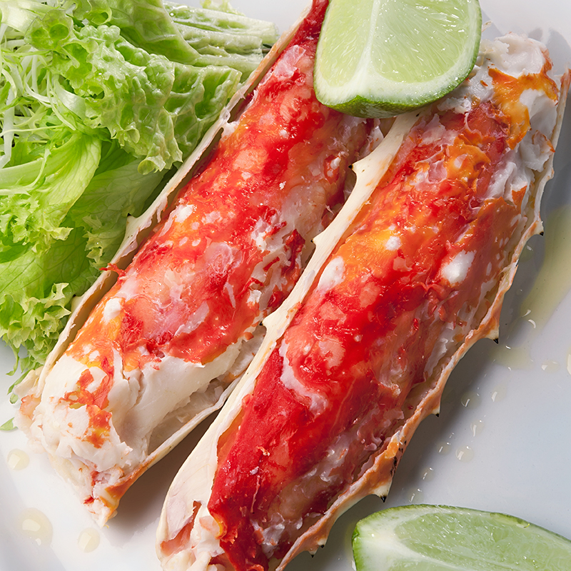 澳洲老爸进口智利帝王蟹海鲜活熟冻皇帝蟹4.8-5.2斤大螃蟹不包冰