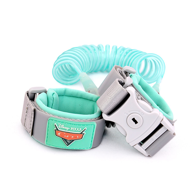 迪士尼儿童防走失带牵引绳小孩防走丢手环溜娃神器宝宝安全防丢绳