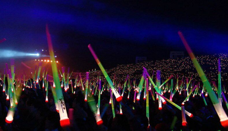 一折塑料荧光棒