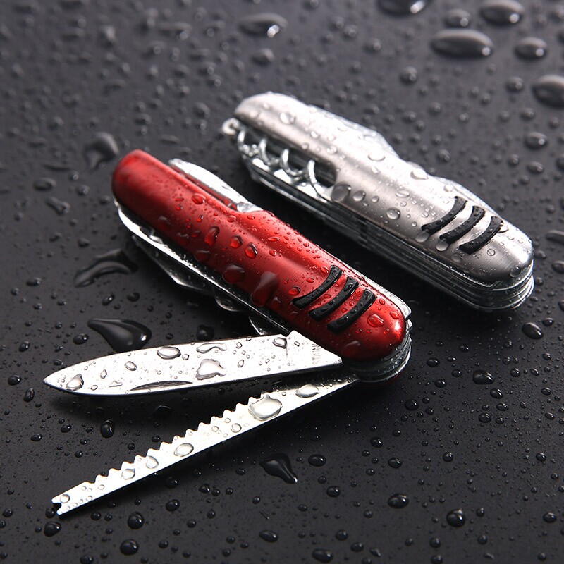 多功能瑞士军刀户外刀具野餐组合工具刀鹰爪折叠便携水果钓鱼小m