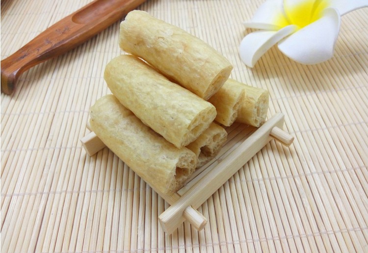 素鸡肠豆肠素肠豆制品干货人造肉高蛋白低脂肪素肥肠段包邮500g