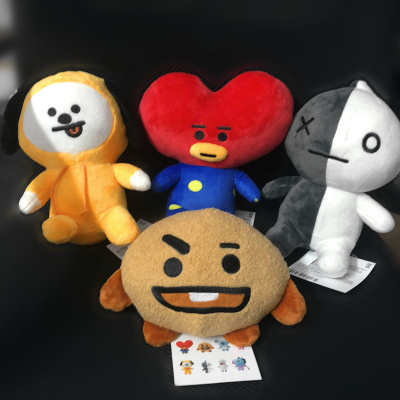 特价bts防弹少年团_bts防弹少年团周边 bt21 金泰亨 公仔毛绒玩具布