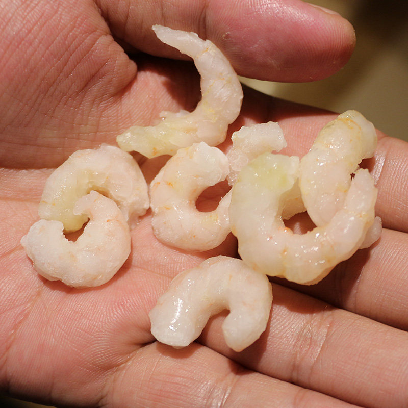 北极甜虾仁新鲜冷冻小虾仁2斤速冻北极虾仁1000g顺丰直达即食虾仁