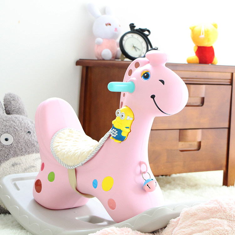 爱嘟嘟宝宝摇椅音乐木马摇摇马防摔大号加厚儿童玩具1-6周岁礼物