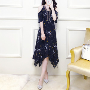 加肥加大显瘦胖mm2017新款夏胖公主大码女装连衣裙大码仙裙200斤