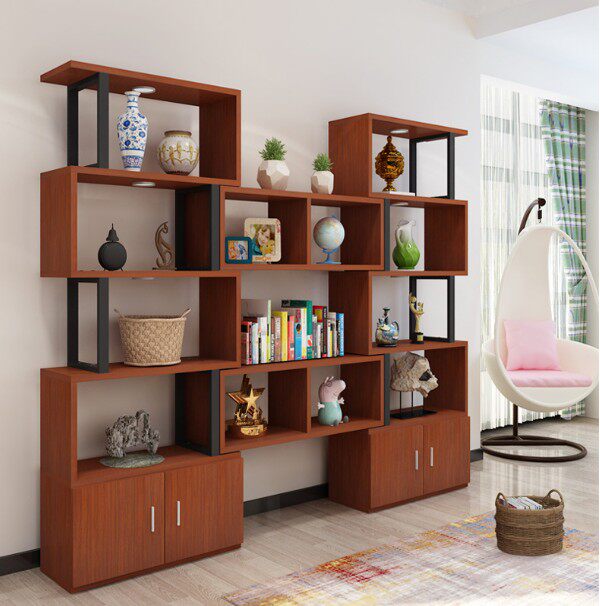 化妆品展示柜简约现代商用立式货架展柜自由组合美容院产品陈列柜