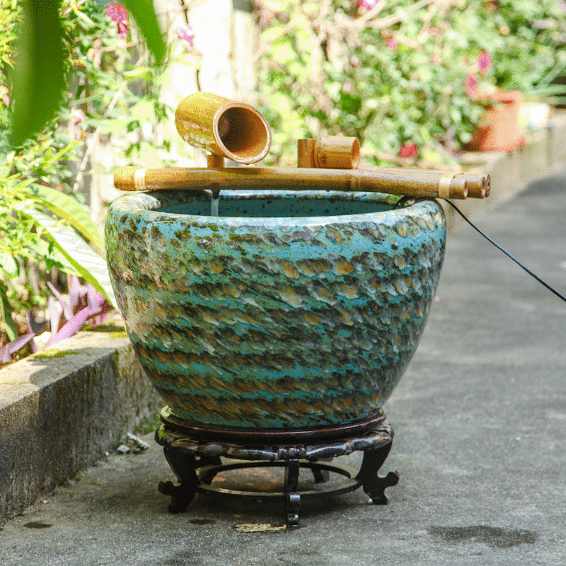 鱼缸睡莲花盆大号清仓庭院大花缸特大养鱼水缸客厅家用荷花缸