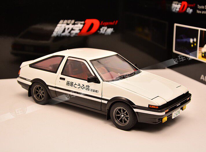 头文字d18_奥拓 1:18 ae86 头文字d 日本漫画新剧场版 觉醒 藤原拓海