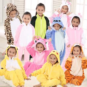 儿童卡通冬季连体睡衣