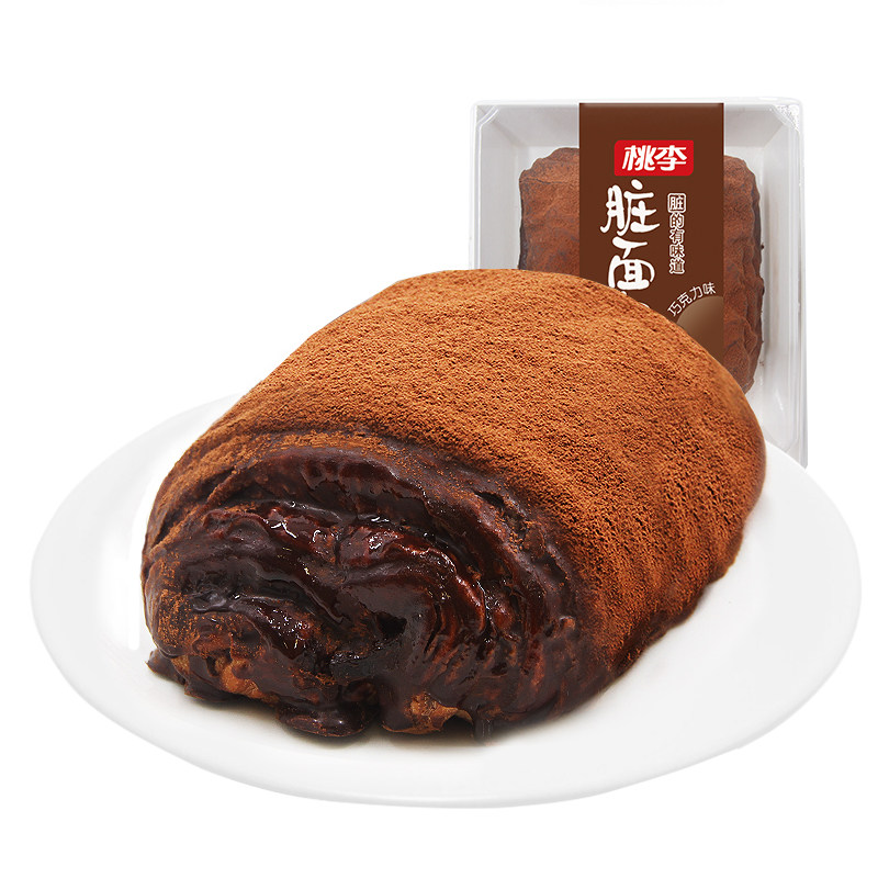 桃李脏脏包面包4盒*100g网红面包巧克力夹心