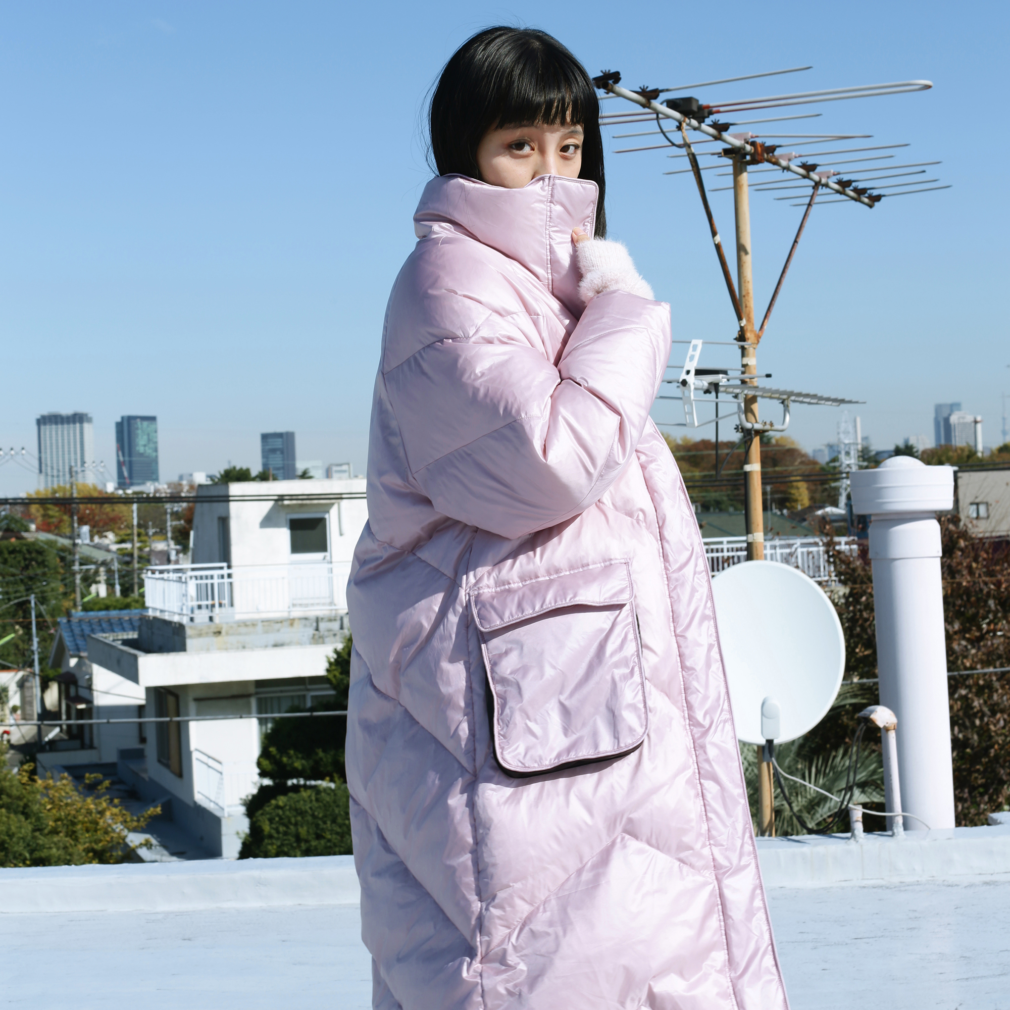 越肿越时髦,天冷当然得来一件棉被羽绒服