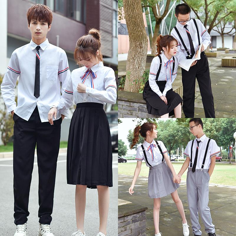 一折不良少女jk_放学后航海少女 不良jk制服日本正统长袖中间服大码