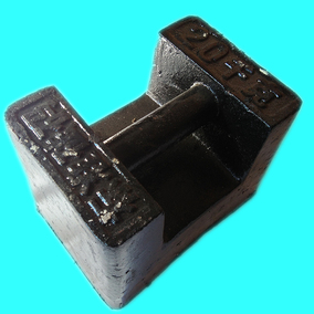 m1级锁型砝码铸铁砝码 标准砝码校正砝码黑色喷漆25kg砝码