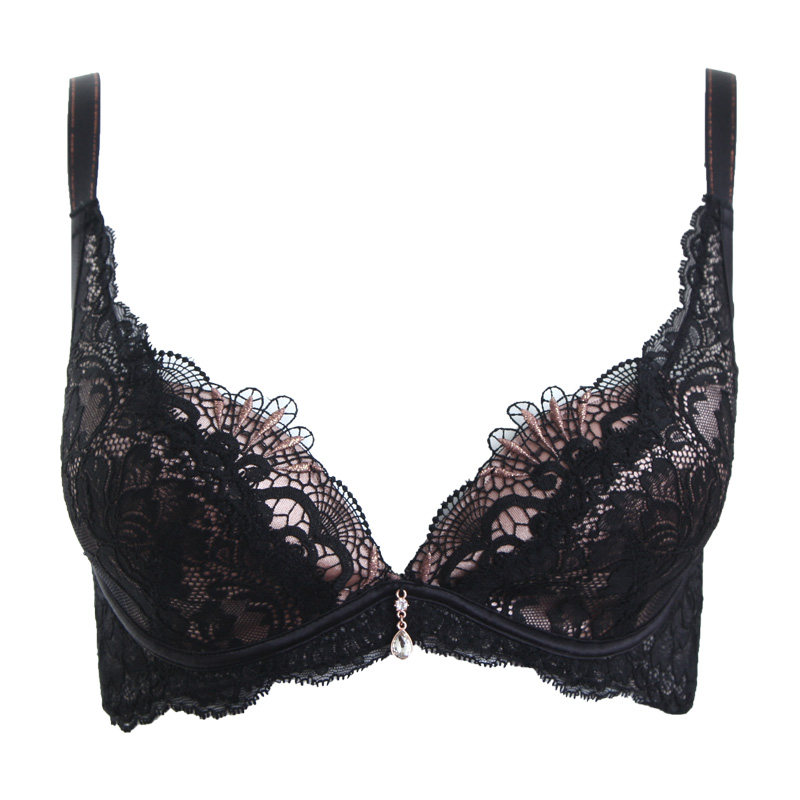 第2件半价曼妮芬无痕亲肤棉感文胸性感聚拢可插垫胸罩20810969